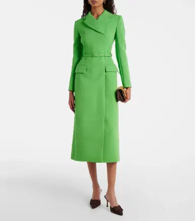 Emilia Wickstead Kalonice wool crêpe midi dress | Thumbnail 4 Emilia Wickstead Kalonice wool crêpe midi dress | Thumbnail 4