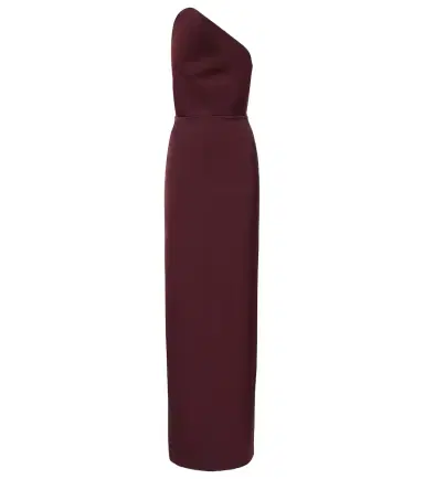 David Koma Asymmetric satin gown | Thumbnail 1 David Koma Asymmetric satin gown | Thumbnail 1