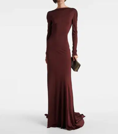 David Koma Gathered jersey gown | Thumbnail 3 David Koma Gathered jersey gown | Thumbnail 3