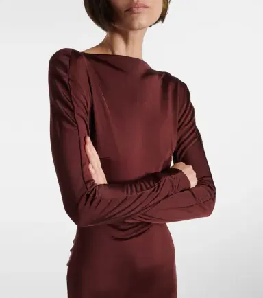 David Koma Gathered jersey gown | Thumbnail 4 David Koma Gathered jersey gown | Thumbnail 4