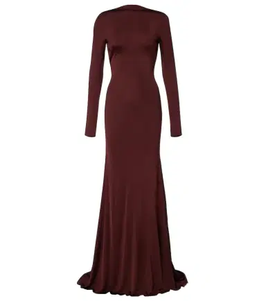 David Koma Gathered jersey gown | Thumbnail 1 David Koma Gathered jersey gown | Thumbnail 1