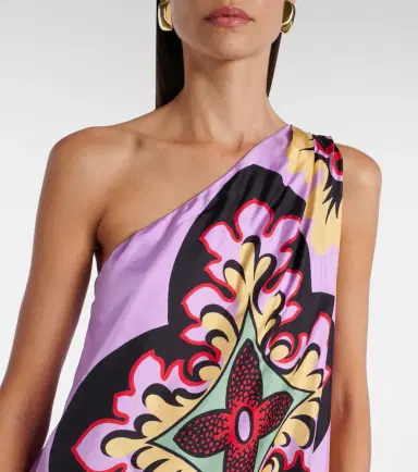 La DoubleJ Roy printed silk twill maxi dress | Thumbnail 4 La DoubleJ Roy printed silk twill maxi dress | Thumbnail 4
