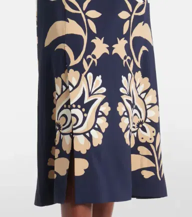 La DoubleJ Buy Me A Martini floral satin midi dress | Thumbnail 4 La DoubleJ Buy Me A Martini floral satin midi dress | Thumbnail 4
