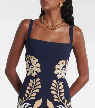 La DoubleJ Buy Me A Martini floral satin midi dress | Thumbnail 5 La DoubleJ Buy Me A Martini floral satin midi dress | Thumbnail 5