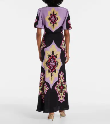 La DoubleJ Marlene silk crêpe de chine maxi dress | Thumbnail 4 La DoubleJ Marlene silk crêpe de chine maxi dress | Thumbnail 4