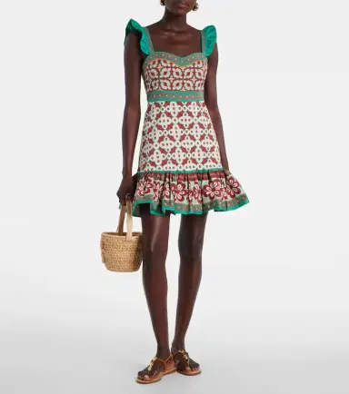 La DoubleJ Mini Gingerbread printed minidress | Thumbnail 3 La DoubleJ Mini Gingerbread printed minidress | Thumbnail 3