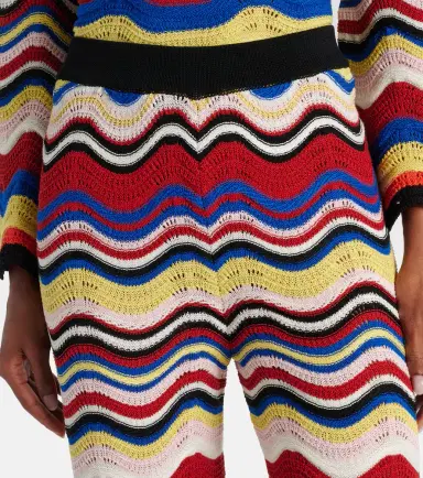 La DoubleJ Chevron crochet cotton wide-leg pants | Thumbnail 4 La DoubleJ Chevron crochet cotton wide-leg pants | Thumbnail 4