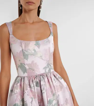 Markarian Apple floral brocade corset dress | Thumbnail 6 Markarian Apple floral brocade corset dress | Thumbnail 6