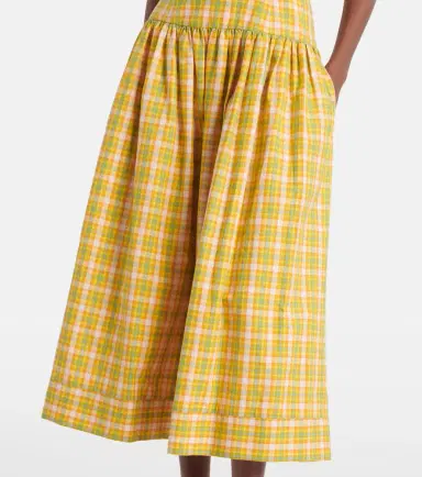 Markarian Giorgia checked cotton midi dress | Thumbnail 4 Markarian Giorgia checked cotton midi dress | Thumbnail 4