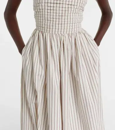 Markarian Halterneck striped cotton midi dress | Thumbnail 2 Markarian Halterneck striped cotton midi dress | Thumbnail 2