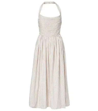 Markarian Halterneck striped cotton midi dress | Thumbnail 1 Markarian Halterneck striped cotton midi dress | Thumbnail 1