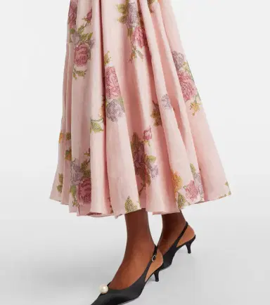 Markarian Floral linen corset dress | Thumbnail 4 Markarian Floral linen corset dress | Thumbnail 4