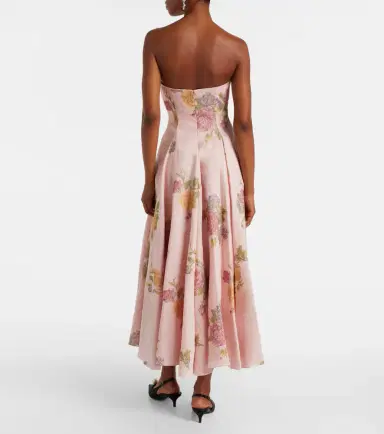 Markarian Floral linen corset dress | Thumbnail 5 Markarian Floral linen corset dress | Thumbnail 5