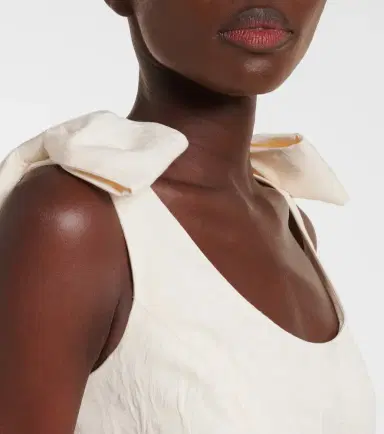 Markarian Gita bow-detail brocade minidress | Thumbnail 4 Markarian Gita bow-detail brocade minidress | Thumbnail 4
