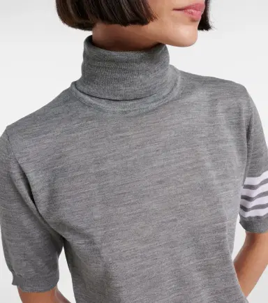 Thom Browne 4-Bar wool turtleneck sweater | Thumbnail 3 Thom Browne 4-Bar wool turtleneck sweater | Thumbnail 3