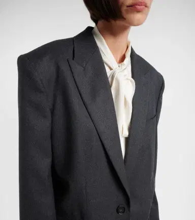 Stella McCartney Iconic wool flannel blazer | Thumbnail 3 Stella McCartney Iconic wool flannel blazer | Thumbnail 3