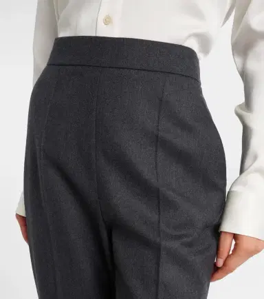 Stella McCartney Mid-rise wool tapered sweatpants | Thumbnail 4 Stella McCartney Mid-rise wool tapered sweatpants | Thumbnail 4