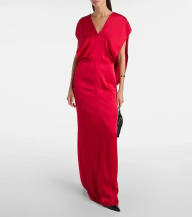 Stella McCartney Draped satin gown | Thumbnail 2 Stella McCartney Draped satin gown | Thumbnail 2