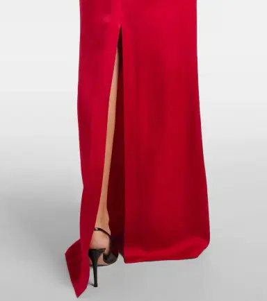 Stella McCartney Draped satin gown | Thumbnail 3 Stella McCartney Draped satin gown | Thumbnail 3