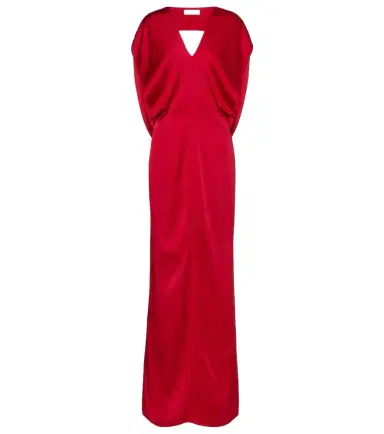 Stella McCartney Draped satin gown | Thumbnail 1 Stella McCartney Draped satin gown | Thumbnail 1