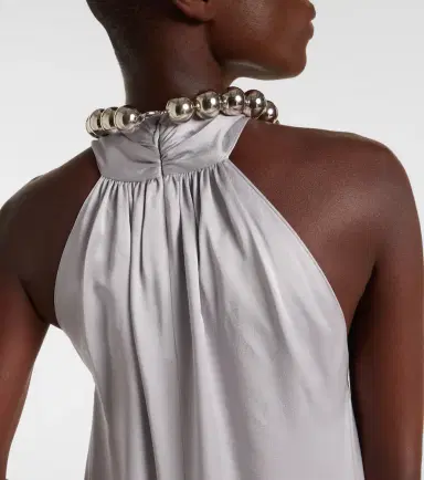 Stella McCartney Embellished satin gown | Thumbnail 6 Stella McCartney Embellished satin gown | Thumbnail 6