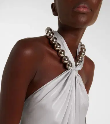 Stella McCartney Embellished satin gown | Thumbnail 7 Stella McCartney Embellished satin gown | Thumbnail 7