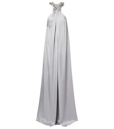 Stella McCartney Embellished satin gown | Thumbnail 1 Stella McCartney Embellished satin gown | Thumbnail 1