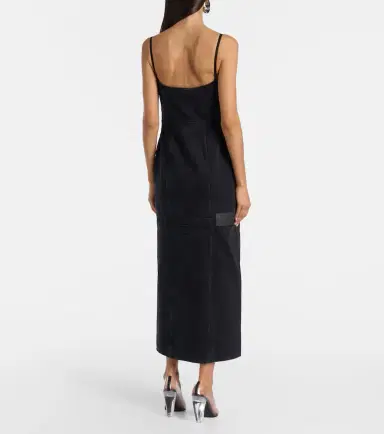 Stella McCartney Lace-trimmed denim maxi dress | Thumbnail 2 Stella McCartney Lace-trimmed denim maxi dress | Thumbnail 2