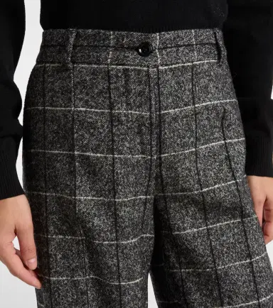 Dolce & Gabbana High-rise wool-blend wide-leg pants | Thumbnail 5 Dolce & Gabbana High-rise wool-blend wide-leg pants | Thumbnail 5