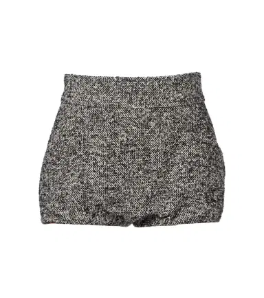 Dolce & Gabbana Wool and silk-blend high-rise shorts | Thumbnail 1 Dolce & Gabbana Wool and silk-blend high-rise shorts | Thumbnail 1