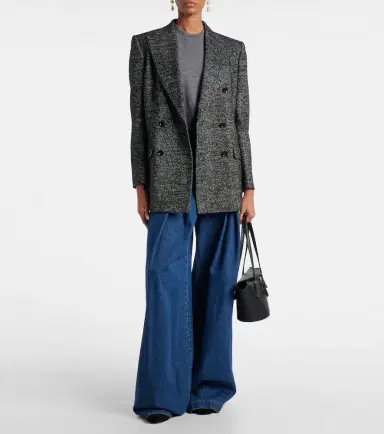 Dolce & Gabbana Double-breasted wool-blend jacket | Thumbnail 2 Dolce & Gabbana Double-breasted wool-blend jacket | Thumbnail 2