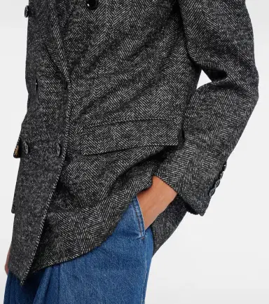 Dolce & Gabbana Double-breasted wool-blend jacket | Thumbnail 3 Dolce & Gabbana Double-breasted wool-blend jacket | Thumbnail 3