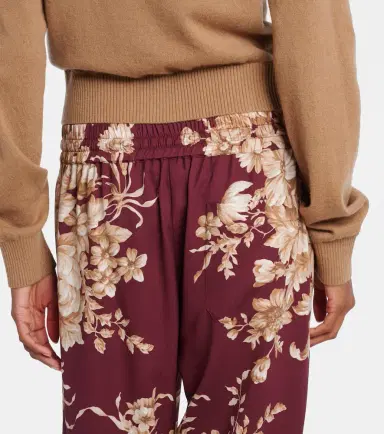 Dolce & Gabbana Floral silk-blend wide-leg pants | Thumbnail 5 Dolce & Gabbana Floral silk-blend wide-leg pants | Thumbnail 5