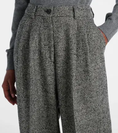 Dolce & Gabbana Pleated wool-blend wide-leg pants | Thumbnail 5 Dolce & Gabbana Pleated wool-blend wide-leg pants | Thumbnail 5