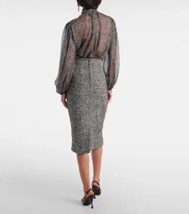 Dolce & Gabbana High-rise pencil skirt | Thumbnail 3 Dolce & Gabbana High-rise pencil skirt | Thumbnail 3
