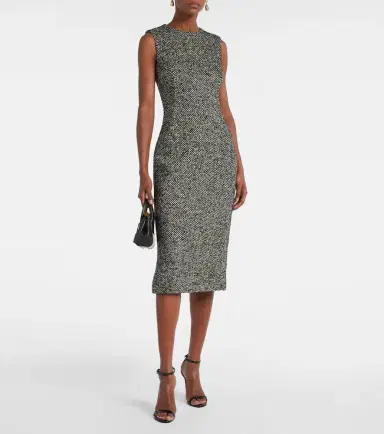 Dolce & Gabbana Checked midi dress | Thumbnail 3 Dolce & Gabbana Checked midi dress | Thumbnail 3