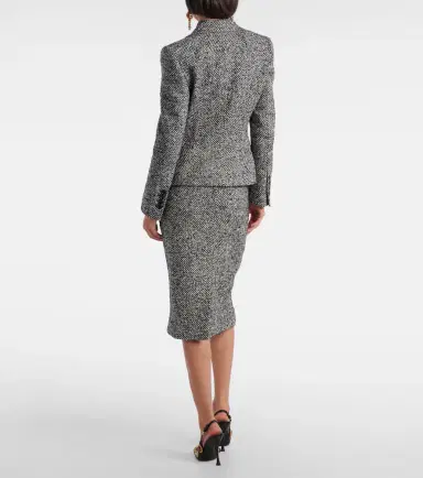 Dolce & Gabbana Double-breasted wool-blend jacket | Thumbnail 4 Dolce & Gabbana Double-breasted wool-blend jacket | Thumbnail 4