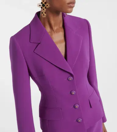 Dolce & Gabbana Virgin wool crêpe blazer | Thumbnail 4 Dolce & Gabbana Virgin wool crêpe blazer | Thumbnail 4