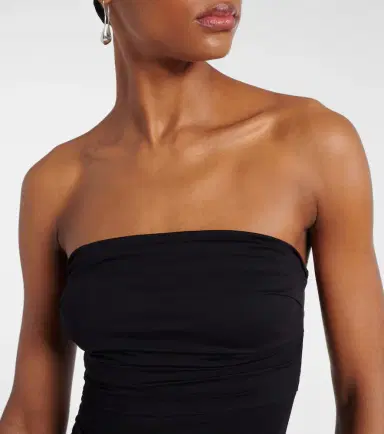 AGOLDE Gwyneth ruched open-back bodysuit | Thumbnail 2 AGOLDE Gwyneth ruched open-back bodysuit | Thumbnail 2