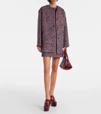 Gucci Wool-blend tweed jacket | Thumbnail 2 Gucci Wool-blend tweed jacket | Thumbnail 2
