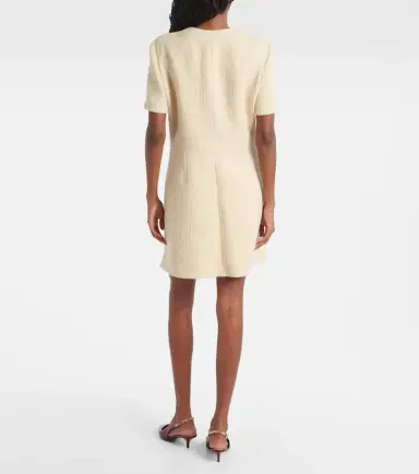 Gucci Double G wool-blend tweed minidress | Thumbnail 4 Gucci Double G wool-blend tweed minidress | Thumbnail 4