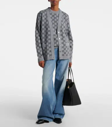 Gucci GG wool-blend cardigan | Thumbnail 2 Gucci GG wool-blend cardigan | Thumbnail 2