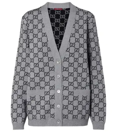 Gucci GG wool-blend cardigan | Thumbnail 1 Gucci GG wool-blend cardigan | Thumbnail 1