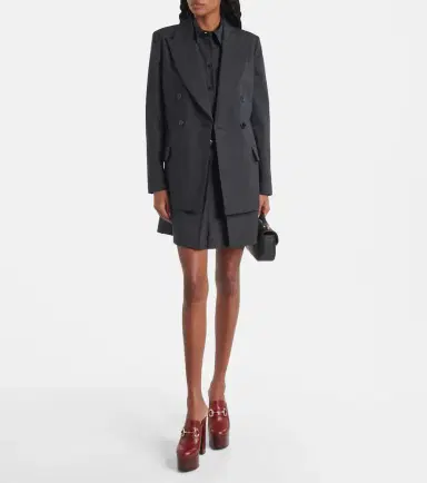 Gucci Double-breasted wool blazer | Thumbnail 3 Gucci Double-breasted wool blazer | Thumbnail 3