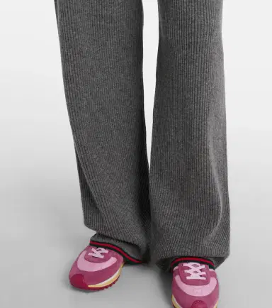 Gucci Ribbed-knit wool-blend pants | Thumbnail 2 Gucci Ribbed-knit wool-blend pants | Thumbnail 2