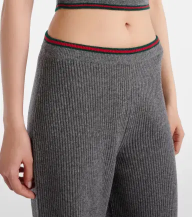 Gucci Ribbed-knit wool-blend pants | Thumbnail 5 Gucci Ribbed-knit wool-blend pants | Thumbnail 5