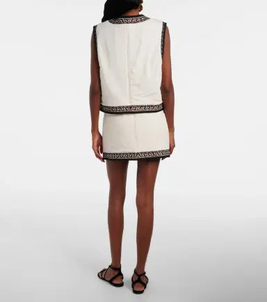 Marant Etoile Zeana embroidered vest | Thumbnail 4 Marant Etoile Zeana embroidered vest | Thumbnail 4