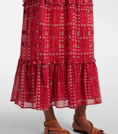 Marant Étoile Diya printed cotton maxi skirt | Thumbnail 3 Marant Étoile Diya printed cotton maxi skirt | Thumbnail 3