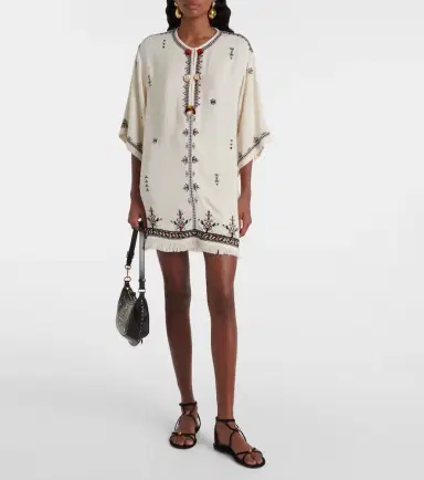 Marant Etoile Kressy embroidered minidress | Thumbnail 2 Marant Etoile Kressy embroidered minidress | Thumbnail 2