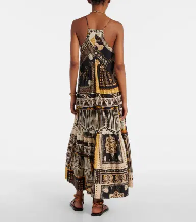 Marant Etoile Sabbage printed cotton midi dress | Thumbnail 2 Marant Etoile Sabbage printed cotton midi dress | Thumbnail 2